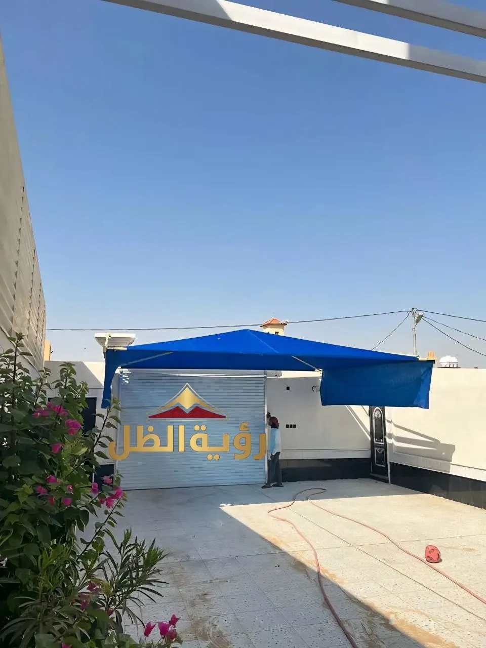 تنفيذ مظلات سيارات في حي الروضة - مقاومة للرطوبة